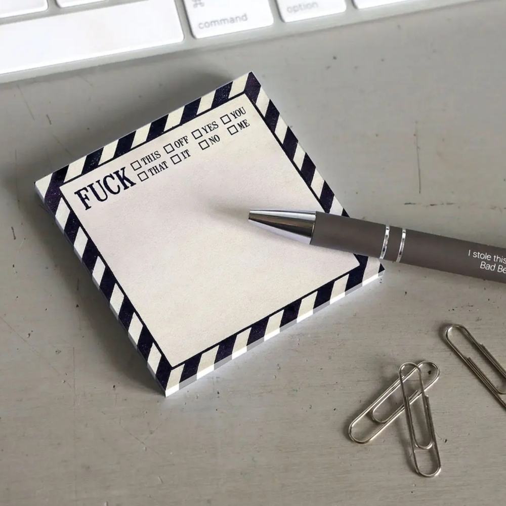 NWT Check Box Mini Note Pad